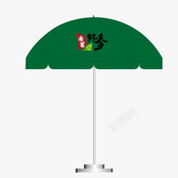 广告雨伞绿色广告雨伞矢量图高清图片