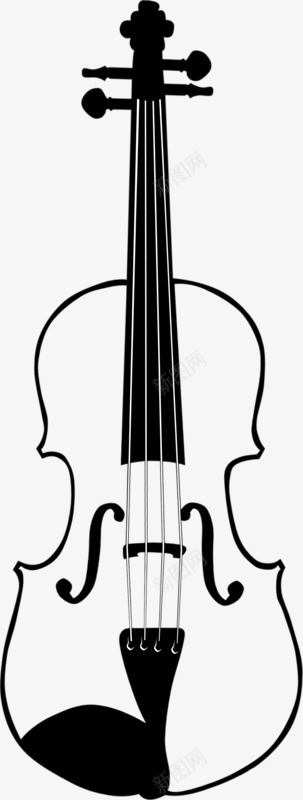 小提琴png免抠素材_新图网 https://ixintu.com 乐器 小提琴 手绘 音乐