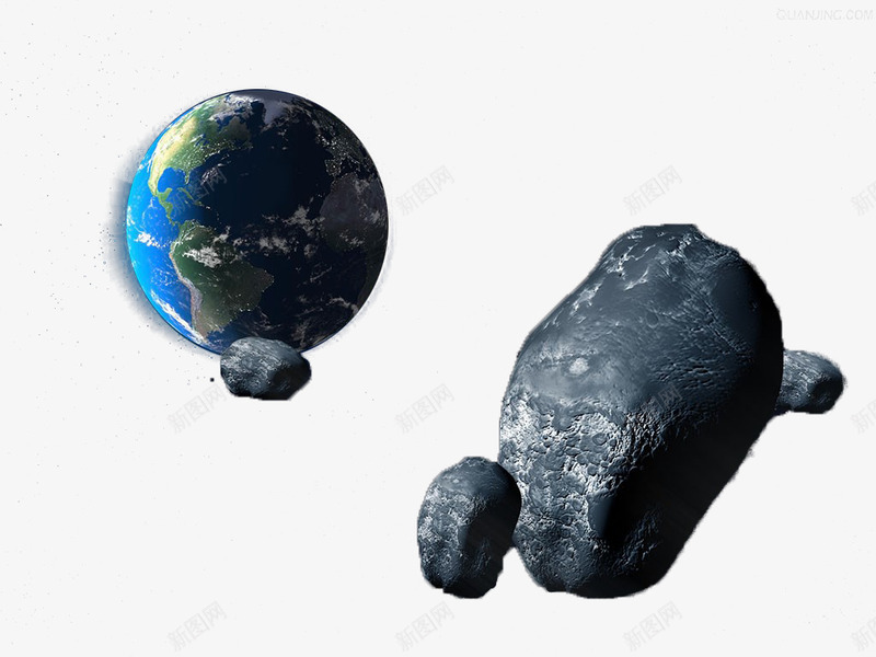 漂浮的陨石png免抠素材_新图网 https://ixintu.com 地球 坠落 太空 漂浮 石块 石头 石陨石 陨石 陨石坠落