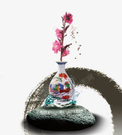 中国风花瓶装饰素材