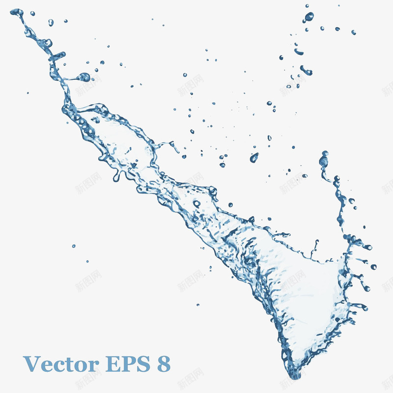 动感喷溅的水珠png免抠素材_新图网 https://ixintu.com 喷溅 水滴 水珠 水花 溅水 滴水