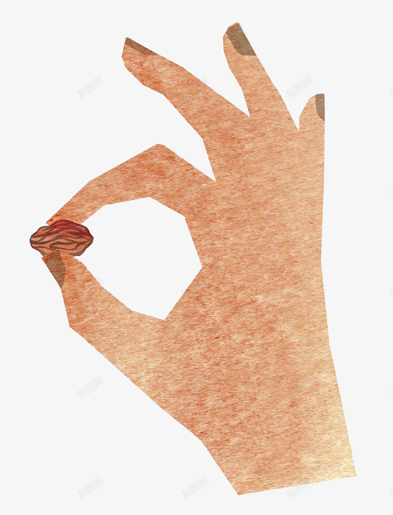 手捏着一颗红枣png免抠素材_新图网 https://ixintu.com 女生的手 好看的手 孔雀 抽象艺术 特别的含义 红枣