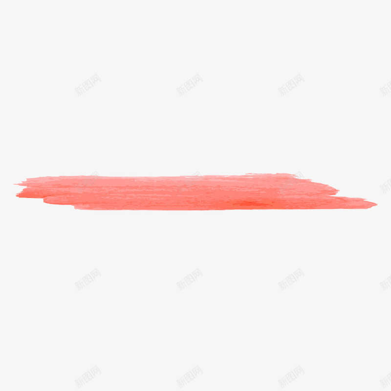 水墨分割线粉红毛笔矢量图图标ai_新图网 https://ixintu.com 分割线 毛笔 水墨 水墨分割线 粉红 矢量图