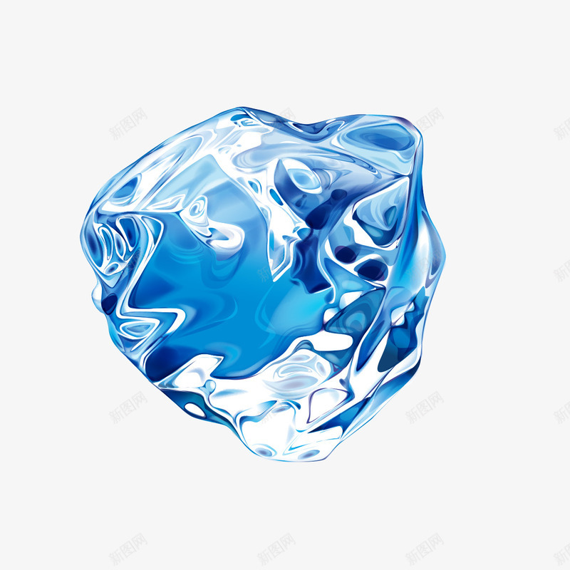 蓝色水晶石png免抠素材_新图网 https://ixintu.com 水晶 水晶石头 石头 蓝色 蓝色石头