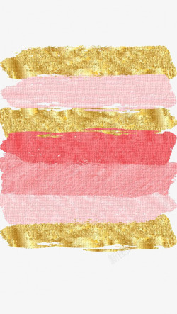 粉色墨水彩色线条元素高清图片