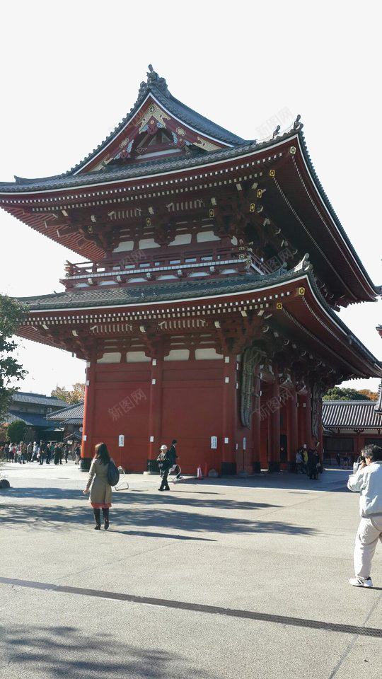 日本寺院轻型木建筑png免抠素材_新图网 https://ixintu.com 和风 寺院 异国 日本 木建筑