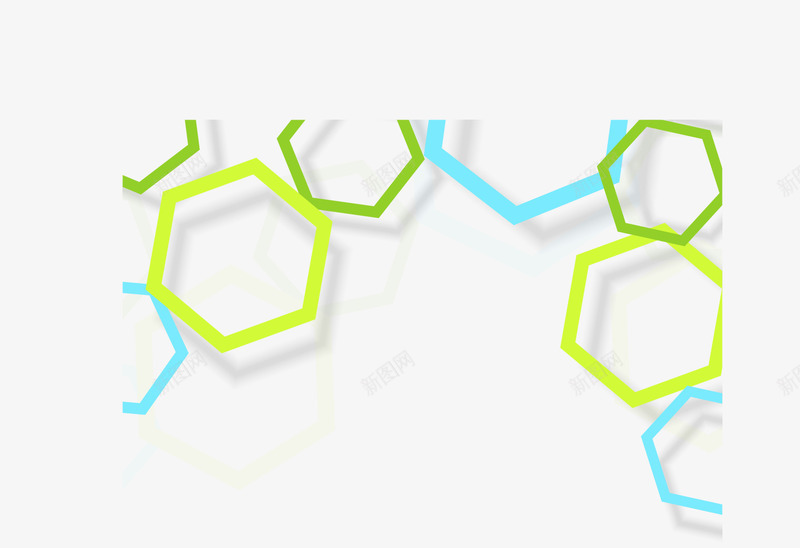 抽象几何多边形矢量图ai免抠素材_新图网 https://ixintu.com 六边形 几何 多边形 抽象 立体 矢量图