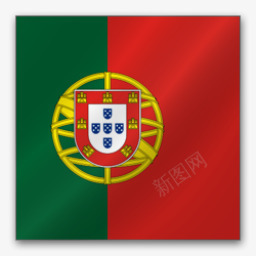葡萄牙欧洲旗帜图标图标