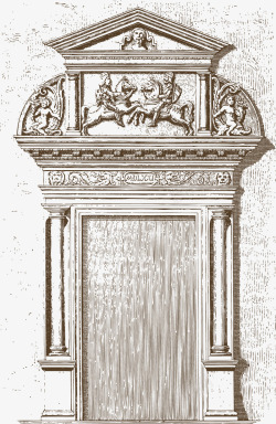 中世纪石拱门素材