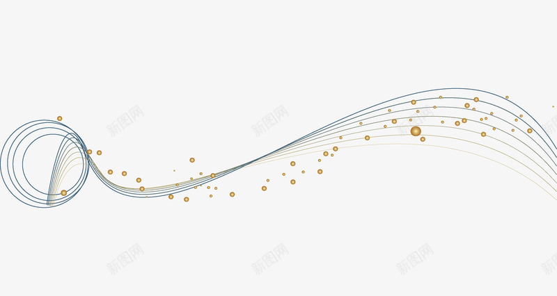 线条上的金色亮光png免抠素材_新图网 https://ixintu.com 抽象线条 淡蓝色线条 线条底纹 蓝色线状底纹