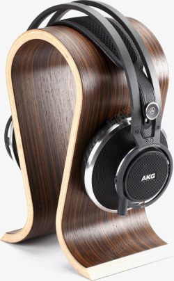 木质衣服架HIFI耳机高清图片