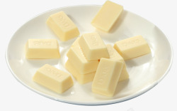 日本进口塑料托盘日本零食白色牛奶白巧克力高清图片