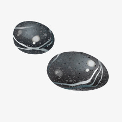 黑色石头门黑色圆形质感石头矢量图高清图片