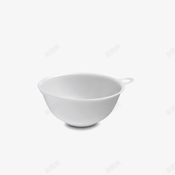 日本进口厨房圆形水果碗白色png免抠素材_新图网 https://ixintu.com 产品实物 凉菜碗 水果碗 白碗 面碗