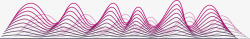 粉色均衡器抽象声波花纹矢量图高清图片