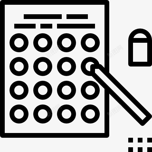 试验图标png_新图网 https://ixintu.com 教育 文件 文档 档案 测试 考试