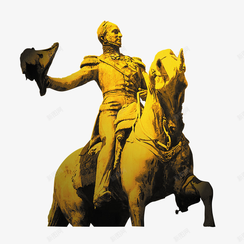 拿破仑雕像png免抠素材_新图网 https://ixintu.com 拿破仑 欧洲 雕像 马