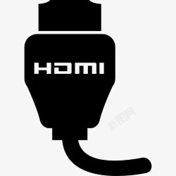 矢量连接器HDMI连接器图标高清图片