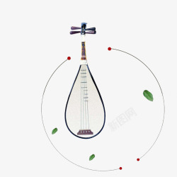 仿古乐器中国艺术乐器高清图片