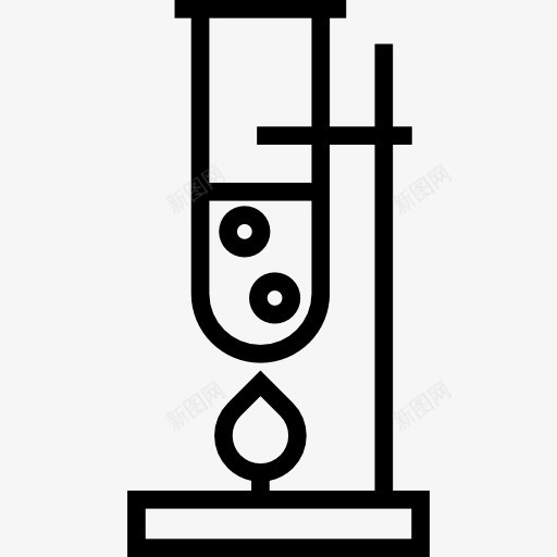 试管图标png_新图网 https://ixintu.com 化学 学科 实验室 教育 研究实验室 科学