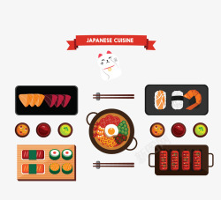 日本食物矢量图素材