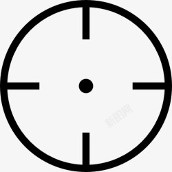 目标的形状圆形目标符号图标高清图片