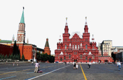 俄罗斯景区著名景点俄罗斯红场高清图片