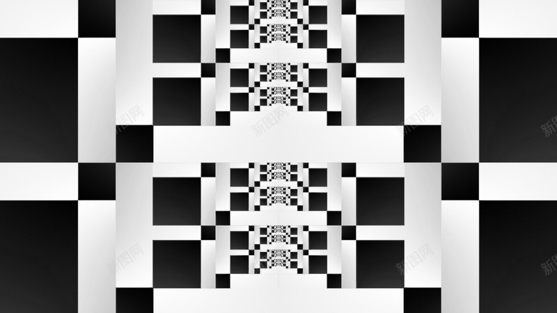 黑白色方块抽象壁纸png免抠素材_新图网 https://ixintu.com 壁纸 抽象 方块 白色