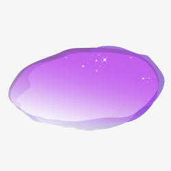 紫色透明石块素材
