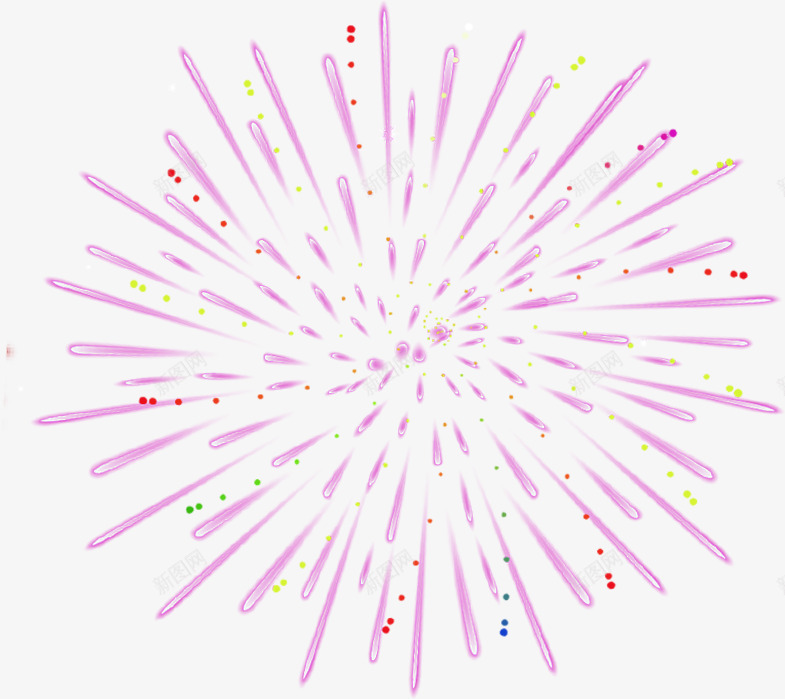 紫色烟花欢度国庆png免抠素材_新图网 https://ixintu.com 国庆 欢度 烟花 紫色