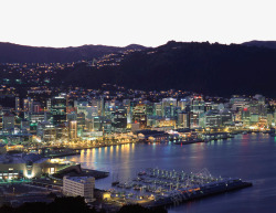 新西兰旅游惠灵顿风景图高清图片