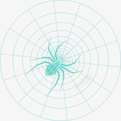 抽象几何蜘蛛蜘蛛网素材