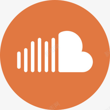 标志音乐社会声音SoundCl图标图标