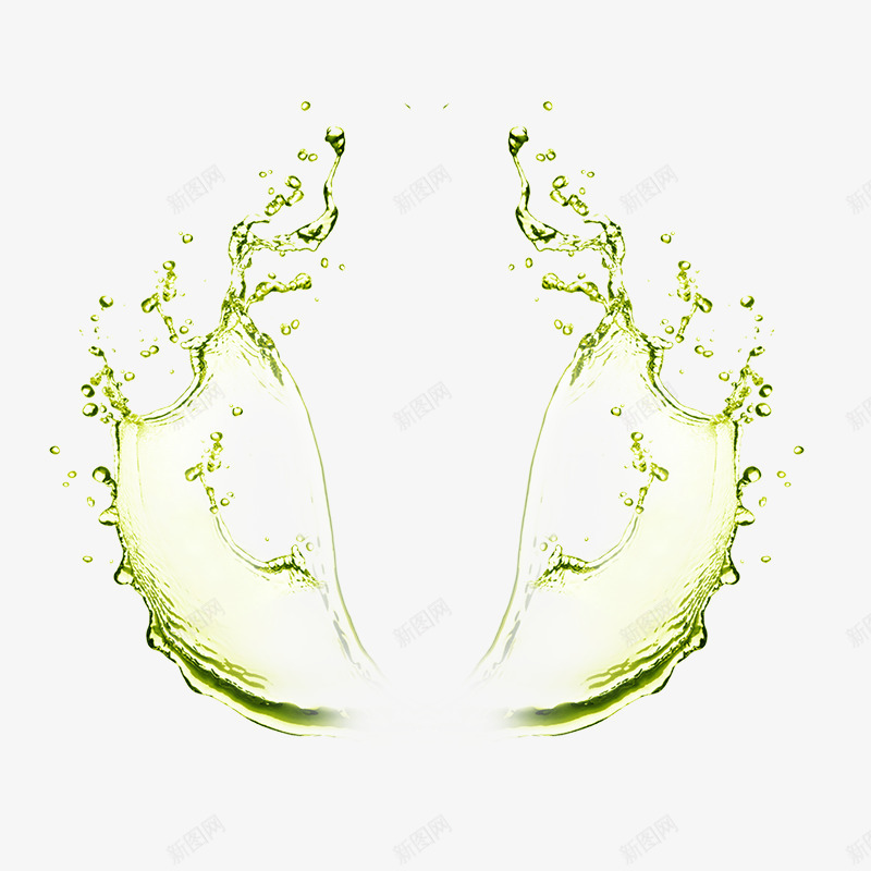 绿色水珠翅膀png免抠素材_新图网 https://ixintu.com 水珠 绿色 翅膀
