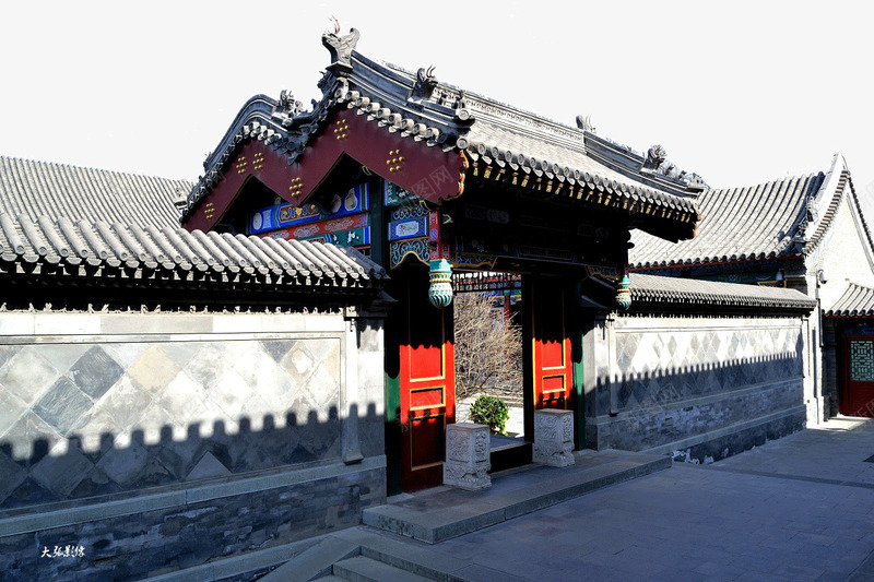 旅游景区恭王府png免抠素材_新图网 https://ixintu.com 名胜古迹 恭王府 旅游景区 景区 著名景点