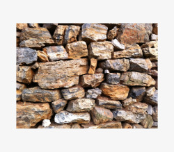 岩石墙壁石头墙高清图片