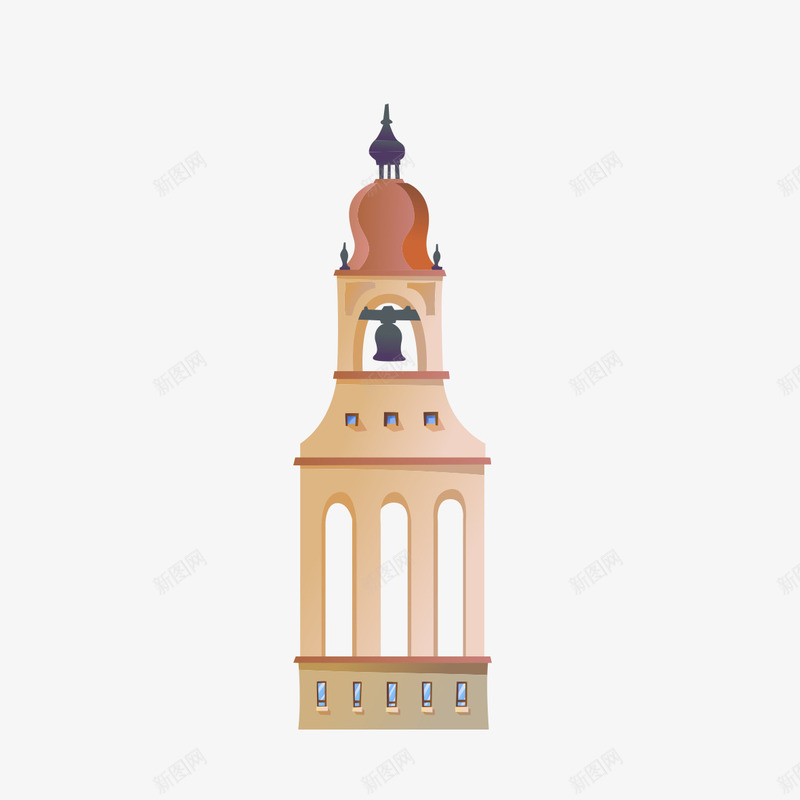 钟塔的欧洲建设风格png免抠素材_新图网 https://ixintu.com 建设 欧洲 钟塔 钟塔的欧洲建设风格 风格