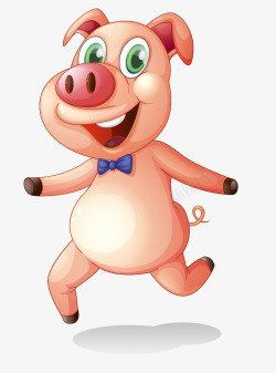 猪猪卡通小猪可爱小猪粉红猪素材