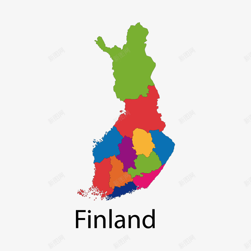 地图欧洲地图png免抠素材_新图网 https://ixintu.com Finland 国家 国家地图 地图 地图元素 平面 彩色 插画 欧洲地图