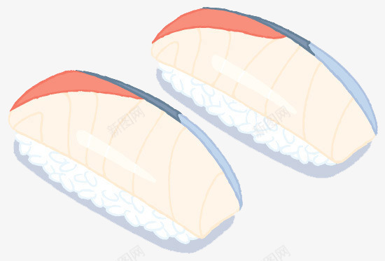 简单手绘三文鱼寿司png免抠素材_新图网 https://ixintu.com 三文鱼 寿司 手绘 日本料理