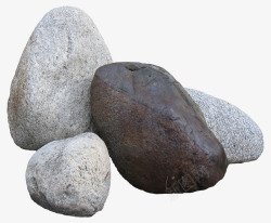 一堆漂亮石头素材