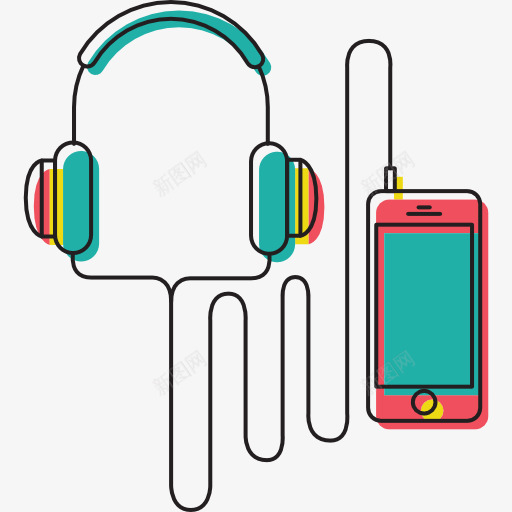 音乐播放器图标png_新图网 https://ixintu.com MP3 便携式音乐播放器 技术 数码 耳机 音乐