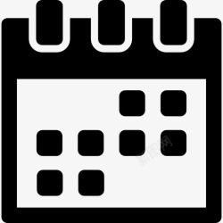 12个月日历学校的日历图标高清图片