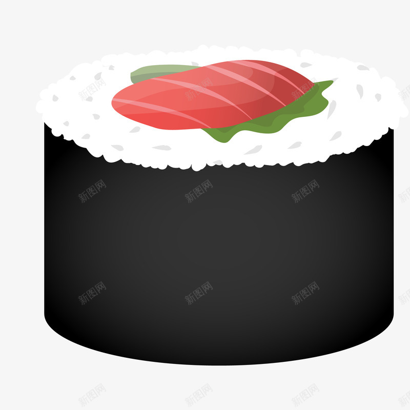 卡通寿司矢量图eps免抠素材_新图网 https://ixintu.com PNG图 PNG图下载 创意卡通 卡通 卡通插图 寿司 插图 日本料理 矢量图
