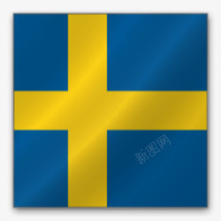 sweden瑞典欧洲旗帜高清图片