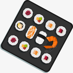 彩色日本料理日本料理高清图片