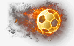 烈焰足球足球高清图片