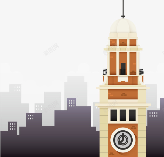 香港尖沙咀钟楼矢量图eps免抠素材_新图网 https://ixintu.com 中华人民共和国香港特别行政区 中国香港 地标 尖沙咀 我爱香港 旅游 景点 矢量图 钟楼 香港 香港卡通