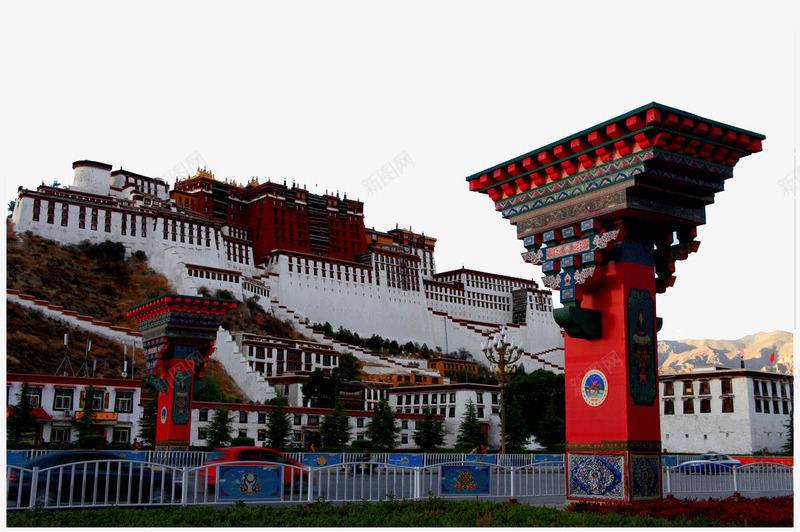 著名西藏布达拉宫png免抠素材_新图网 https://ixintu.com 中华人民共和国西藏自治区 中国西藏 布达拉宫 旅游景点 著名景区 著名西藏景区 西藏布达拉宫