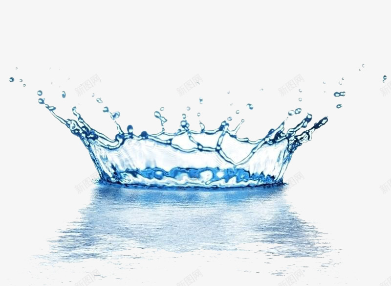 蓝色的水珠png免抠素材_新图网 https://ixintu.com 干净 水 水污染 污染 美丽 装饰